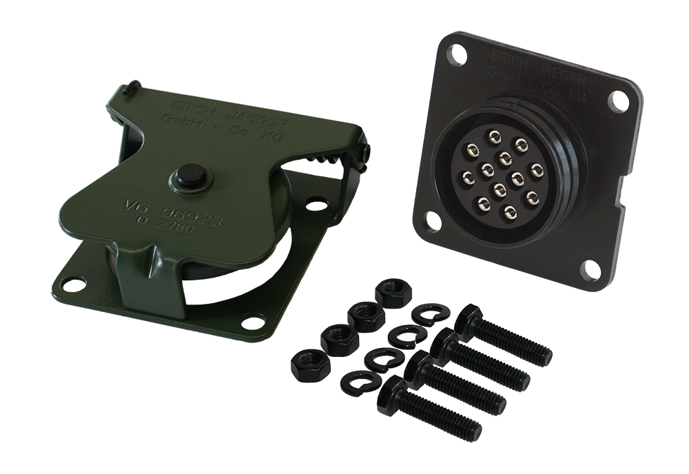 Matching socket: 12P/24V socket with socket contacts (VG 96923 A-12S / MS75021-2)
