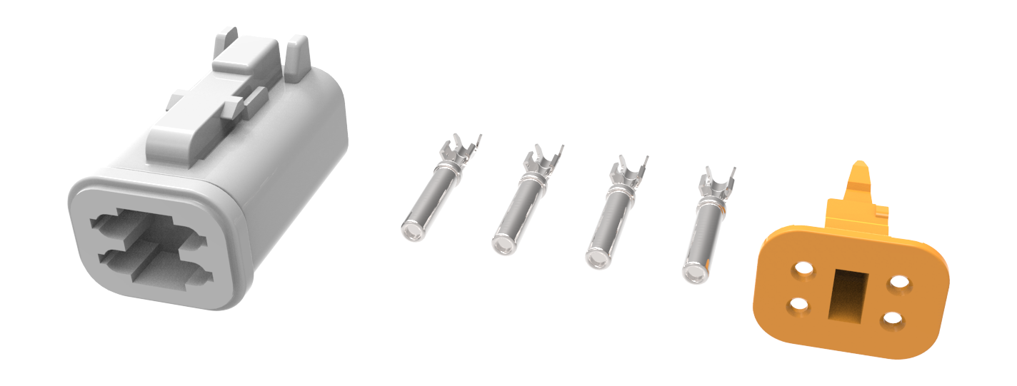 Passender Stecker: Data bus Stecker set - for ISOBUS Steckdose (IBBC - Breakaway Connector - ISO 11783-2), on tractor side