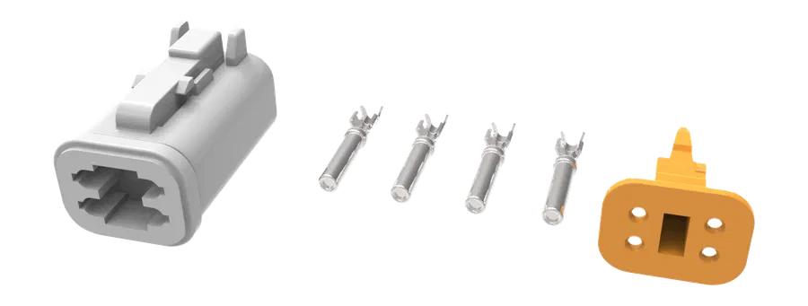 Passender Stecker: Data bus Stecker set - for ISOBUS Steckdose (IBBC - Abreiß-Steckverbinder - ISO 11783-2), on tractor side