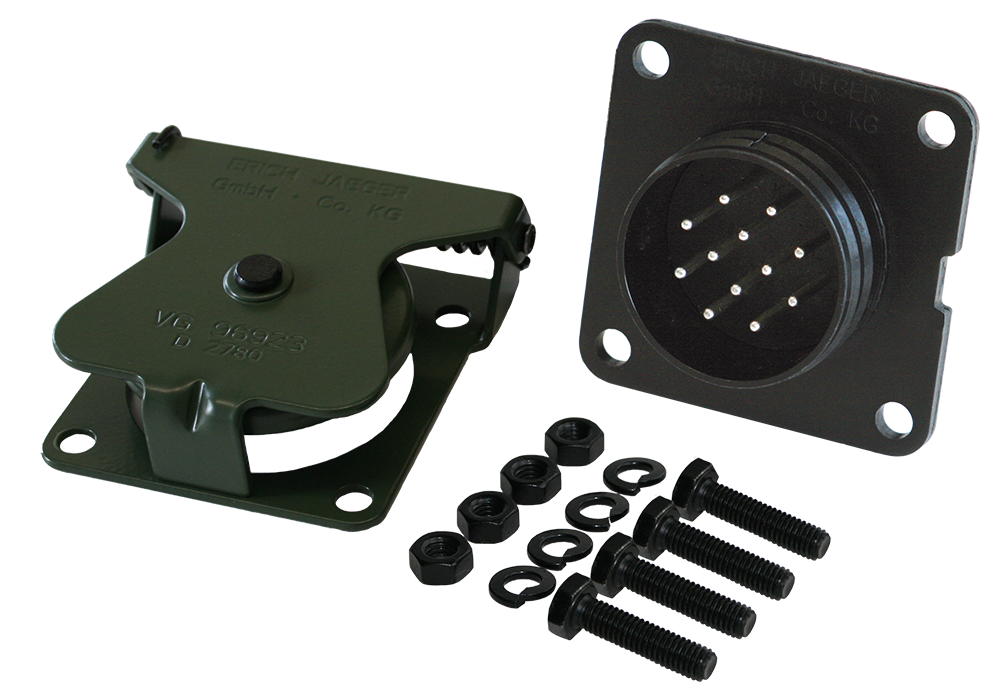 Matching socket: 12P/24V socket with pin contacts (VG 96923 A-12P / MS75021-1)