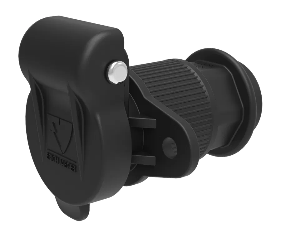 Matching socket: 3P/6-24V(32A) Socket (DIN 9680)