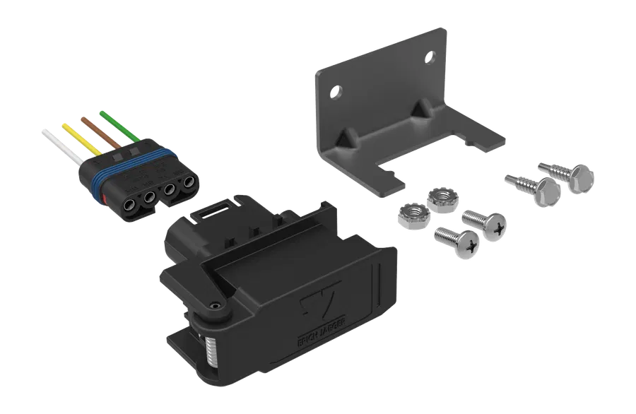 4P/12V socket pigtail kit "JAEGER Expert" (SAE J1239)