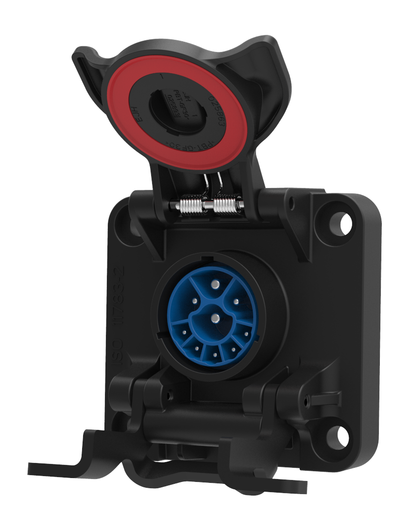 Matching socket: 9P/12V «ISOBUS (IBBC) 120» Socket (ISO 11783-2) - Breakaway Connector