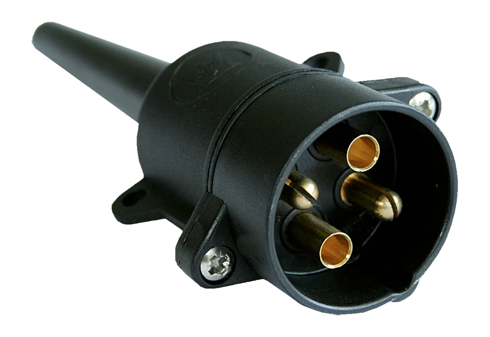 Matching plug: 4P/6-24V Plug (DIN 72575)
