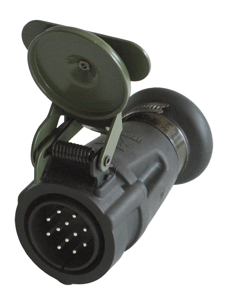 Matching plug: 12P/24V plug with pin contacts (VG 96923 B2-12P / MS75020-1)
