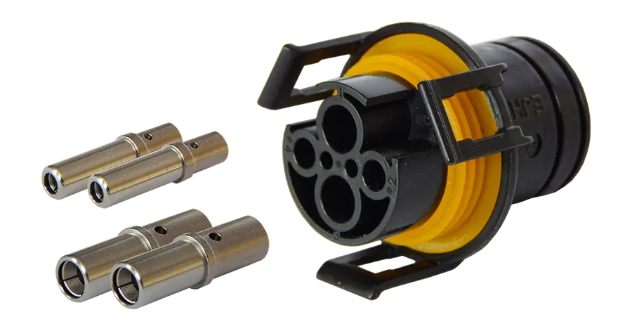 Matching plug: 4P plug kit for ISOBUS socket (IBBC - ISO 11783-2) - Breakaway Connector