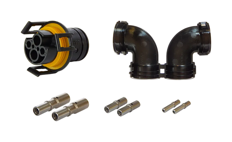 Matching plug: 4P plug kit for ISOBUS socket (IBBC - ISO 11783-2) - Breakaway Connector
