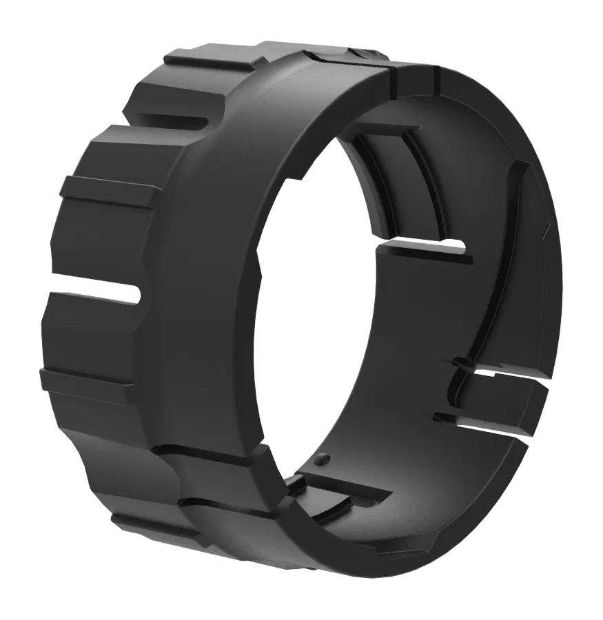 Bayonet ring for 9P ISOBUS (IBIC) plug - with breakaway function
