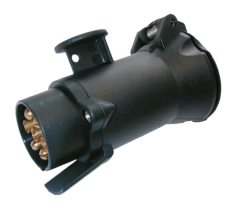 Matching adapter: "MIKA" short adapter - from vehicle (7P/12V) to trailer (13P/12V)
