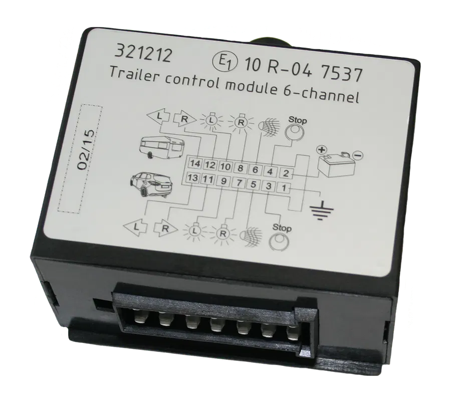 12V analog trailer control module - 6 channel module