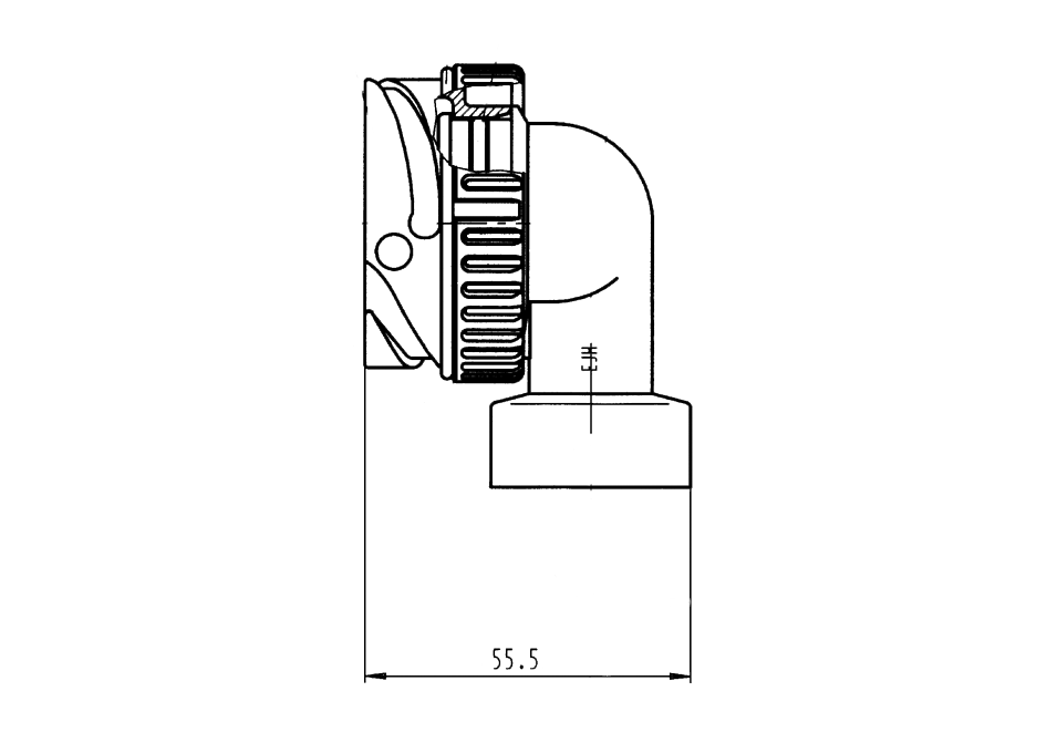 Matching cable: Bayonet outlet for cable connection