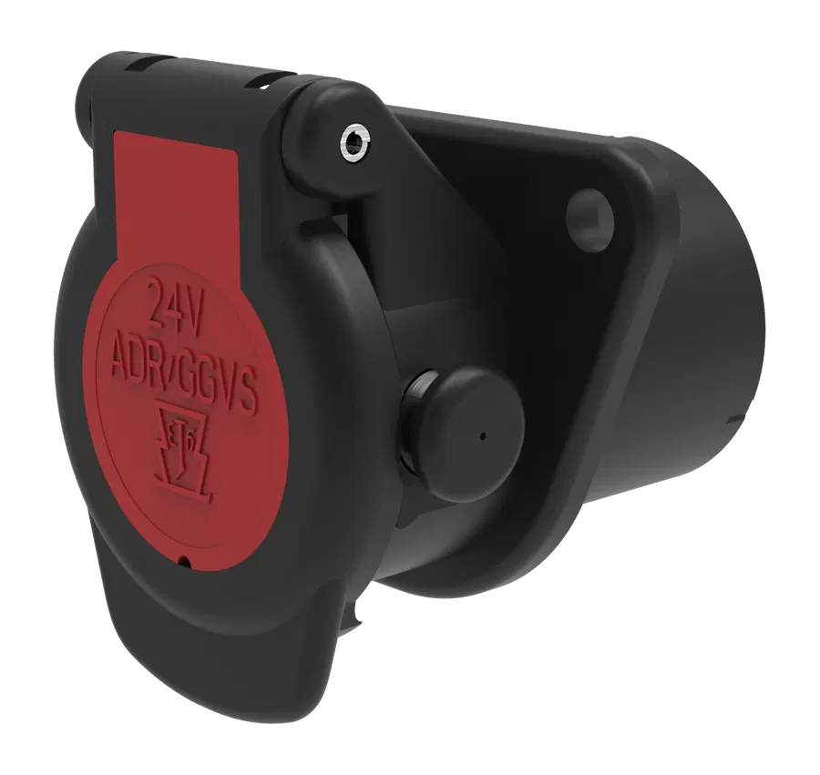 15P/24V socket housing (ISO 12098 ADR)