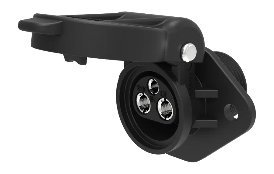 3P/6-24V(25A) Socket (DIN 9680)