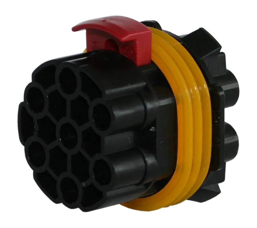 7P/12V 100% waterproof «JAEGER Expert» contact insert (ISO 1724 - Type N) - delivery condition: pre locked