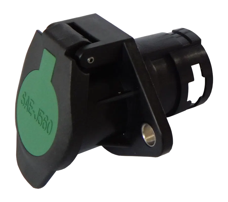 Prise correspondante: 7P/12V 100 % étanche «WeatherLock™» boîtier de prise (SAE J560 Primary, ABS)