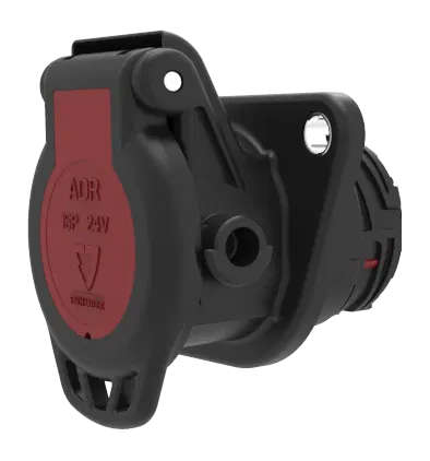 15P/24V 100% waterproof «JAEGER Expert» socket housing (ISO 12098 ADR)