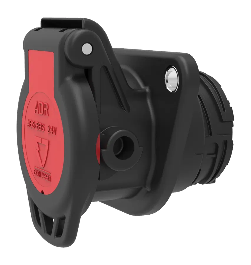 7P/24V 100% waterproof «JAEGER Expert» socket housing (ISO 7638-1 ABS, EBS, ADR)