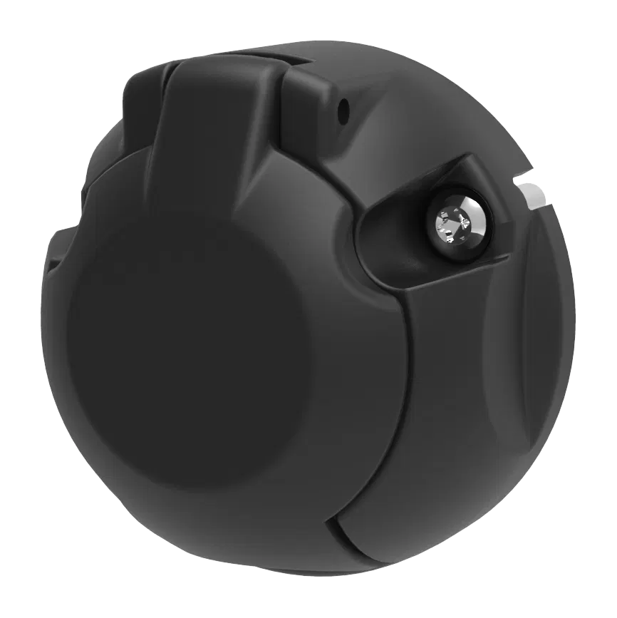 7P/12V 100% waterproof «JAEGER Expert» socket housing (ISO 1724 - Type N)
