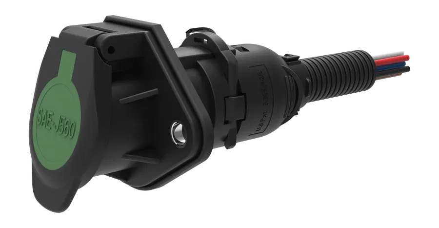 7P/12V 100% waterproof «WeatherLock™» Socket (SAE J560 Primary, ABS)