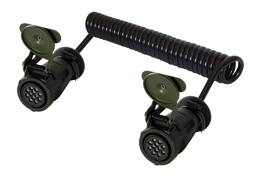 Matching coil: 12P/24V Coil (VG 96927-22) - with 2x 12P/24V plug with contact sockets (accord. to VG 96923 B2-12S)