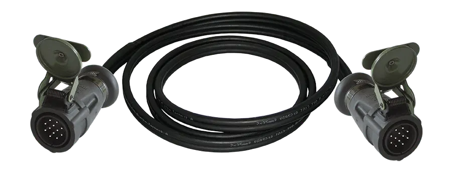 12P/24V Cable (VG 96927-22) - with 2x 12P/24V plug with contact pins (accord. to VG 96923 B1-12P)