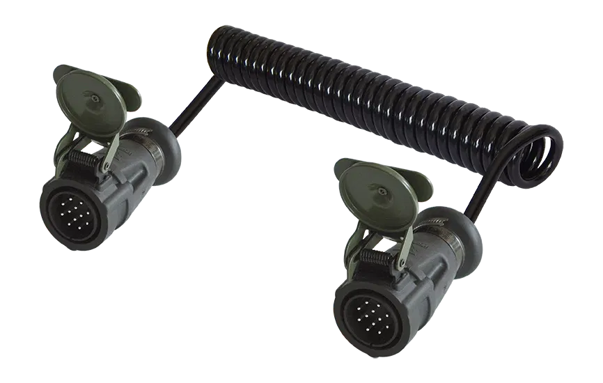 12P/24V Coil (VG 96927-22) - with 2x 12P/24V plug with contact pins (accord. to VG 96923 B2-12P)