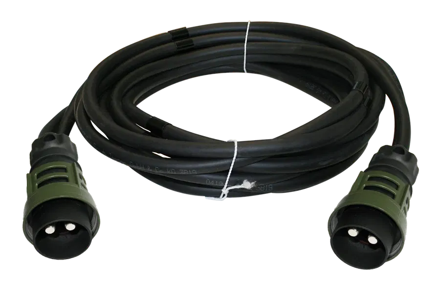 2P/24V(168A) Cable (VG 96927-12) - - 50mm² twin cable with 2x 2P/24V plugs with screw ring (according to VG 96917)