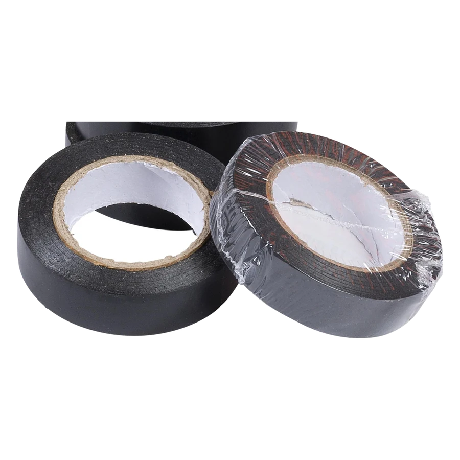 Ruban isolant PVC 15 mm × 10 m, 0,15 mm, noir